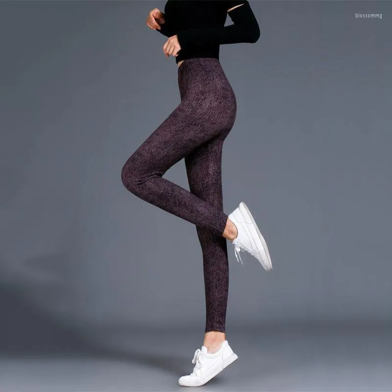 Women's Leggings Fitness Jeggings Lady Casual Pencil Pants Women Workout  Sexy High Waist Elastic Polyester Spandex Push Up Trousers