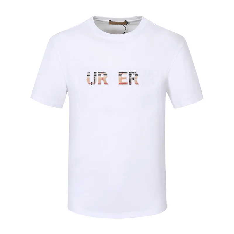 2023 Fashion Herren T -Shirts Sommerhemd für Männer Frauen Kurzarm Tee Kleidungsbrief Muster gedruckt Tees Crew Halsgröße QAQ