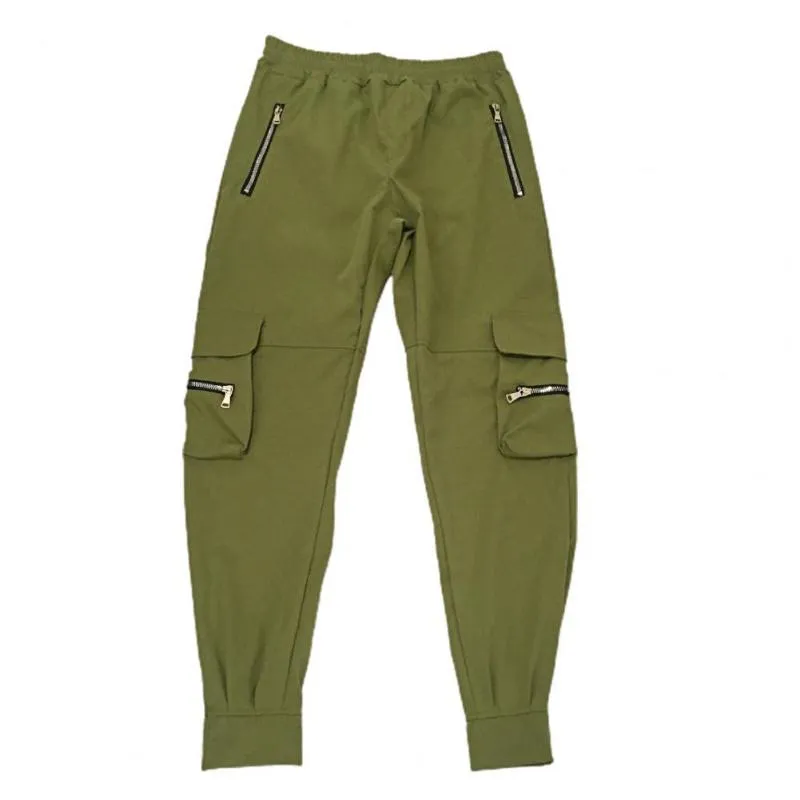 Pantaloni da uomo Pantaloni da allenamento Pantaloni sportivi da uomo a vita media tinta unita slim fitness