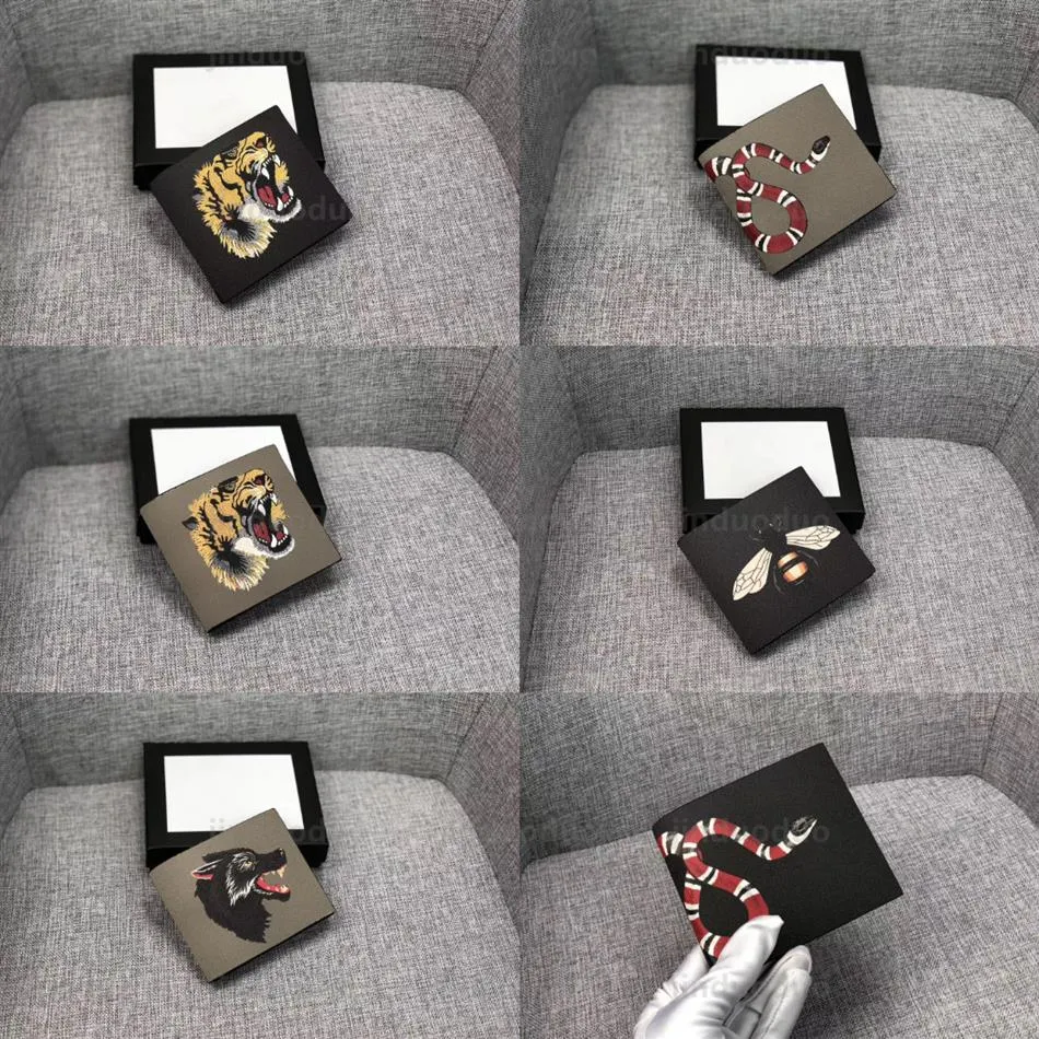 Titular de cartas de grife de luxo de alta qualidade G Cartilhas genu￭nas Little the Men Fashion Coin Holder com Box Women'263p