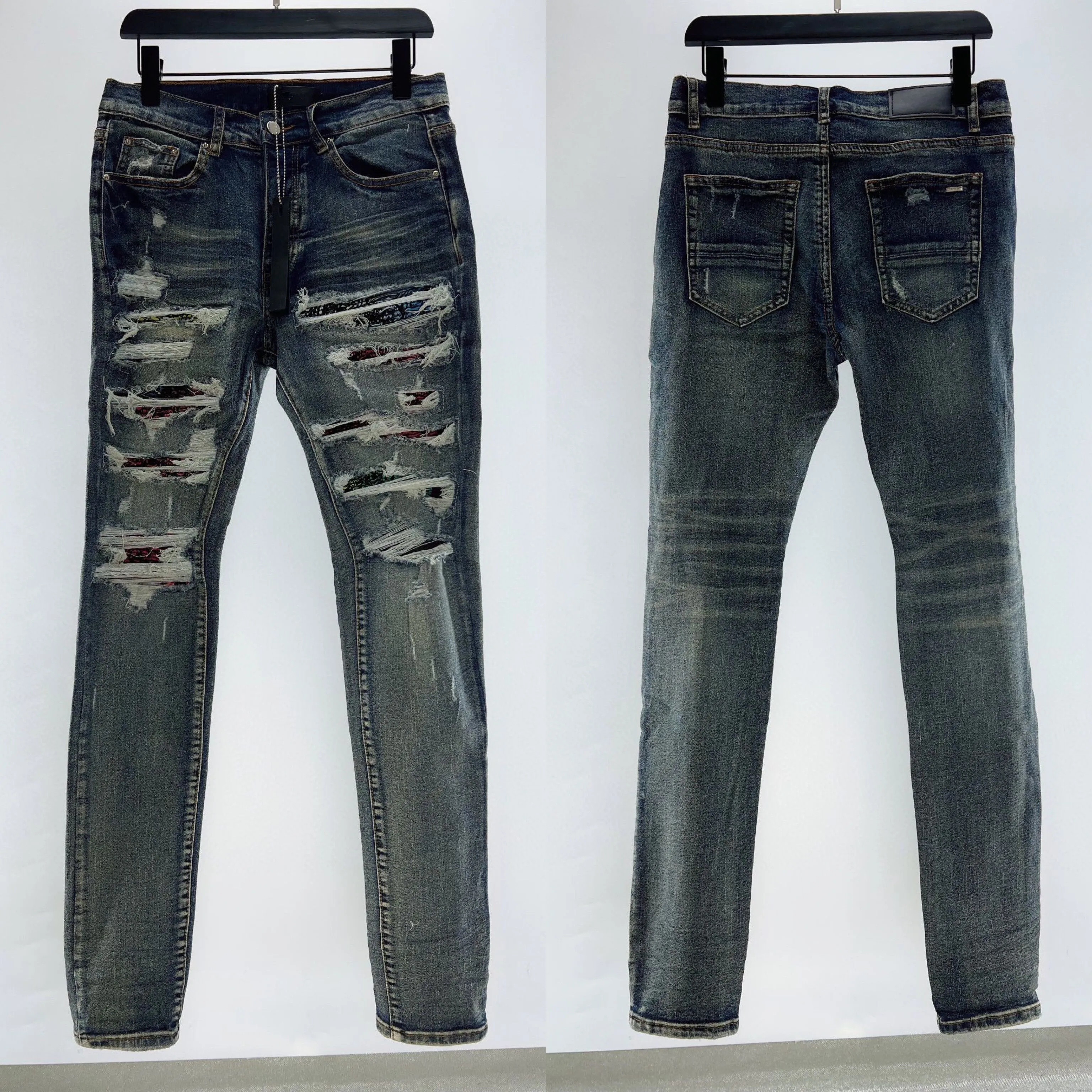 Biker jeans with patches best sale