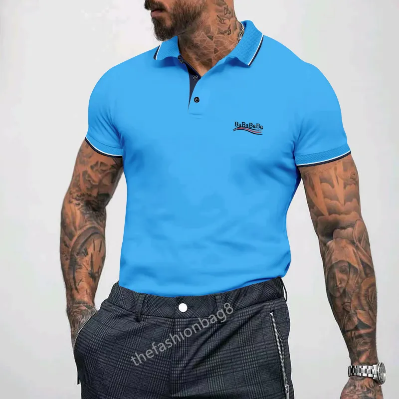 Men's T-Shirts Luxury polos T-shirt Women's Paris Designer Quick Dry Ralphs t shirt Needle Mesh Summer Short Fashion Casual Brand Letter Quality Monclair T-shirt LYSP