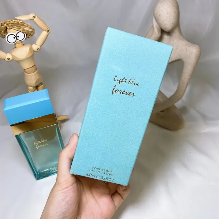 light blue deodorant spray