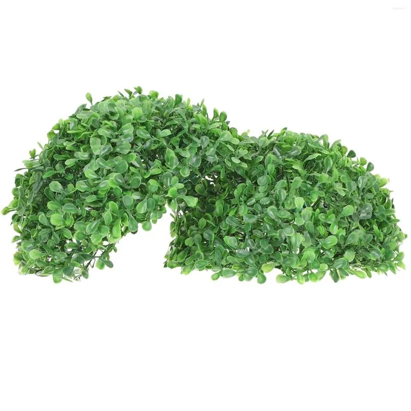 Dekoracyjne kwiaty Balltopiaryartificiation Greenboxwood Faux Greenery Fakehanging Decoroutdoor Symulacja kul