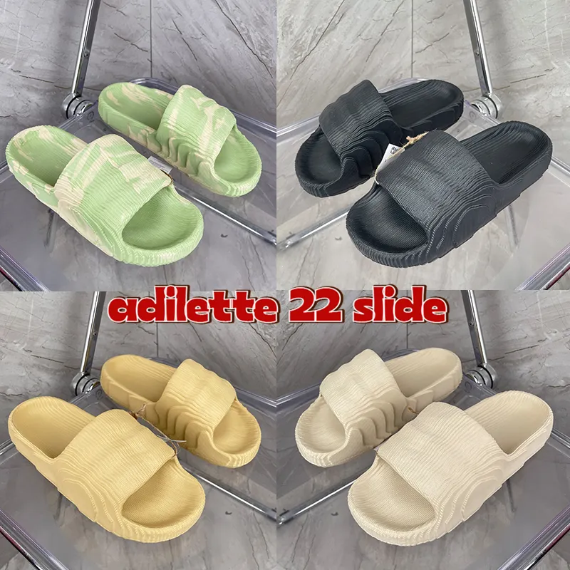 DHgate.com:Adilette 22 Slides Designer Sandals | Summer Beach Slippers for  Men and Women | Magic Lime St Desert Sand Black Grey:Shoes \u0026 Accessories