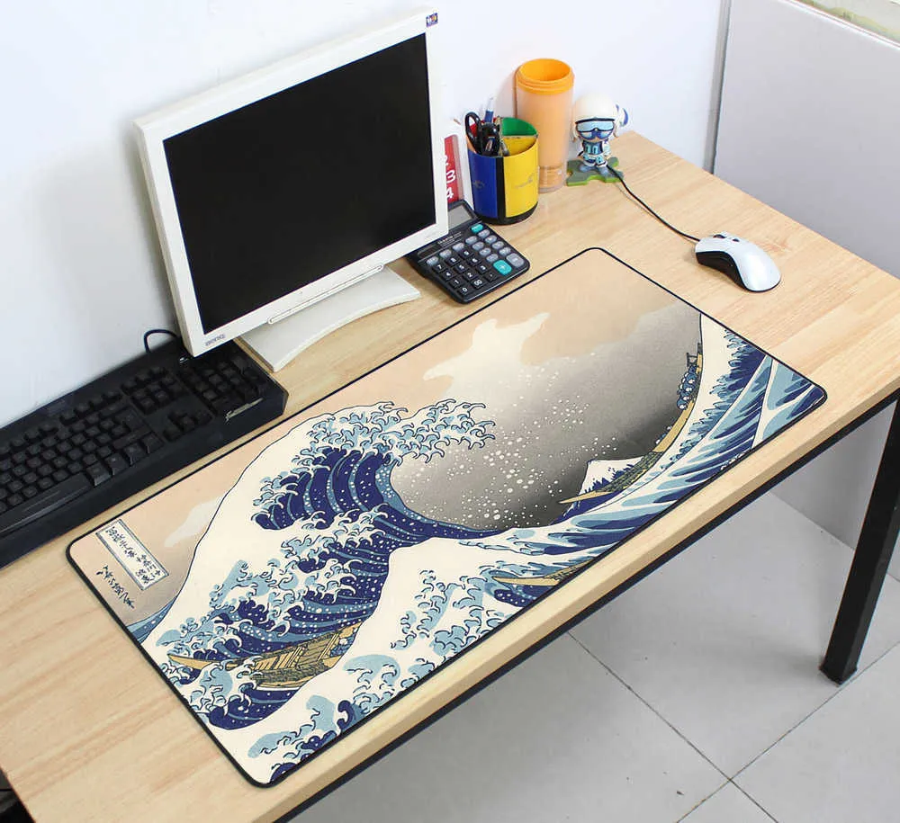 Mouse almofadas de mouse Prave de pulso personalizado Pad grande mouse 700x400mm teclados de velocidade Mat Rubber Rubber Gaming Mousepad TAT DE MÁSCIA PARA JOGADOR PLAYTOP PC PC Computador Laptop T230215