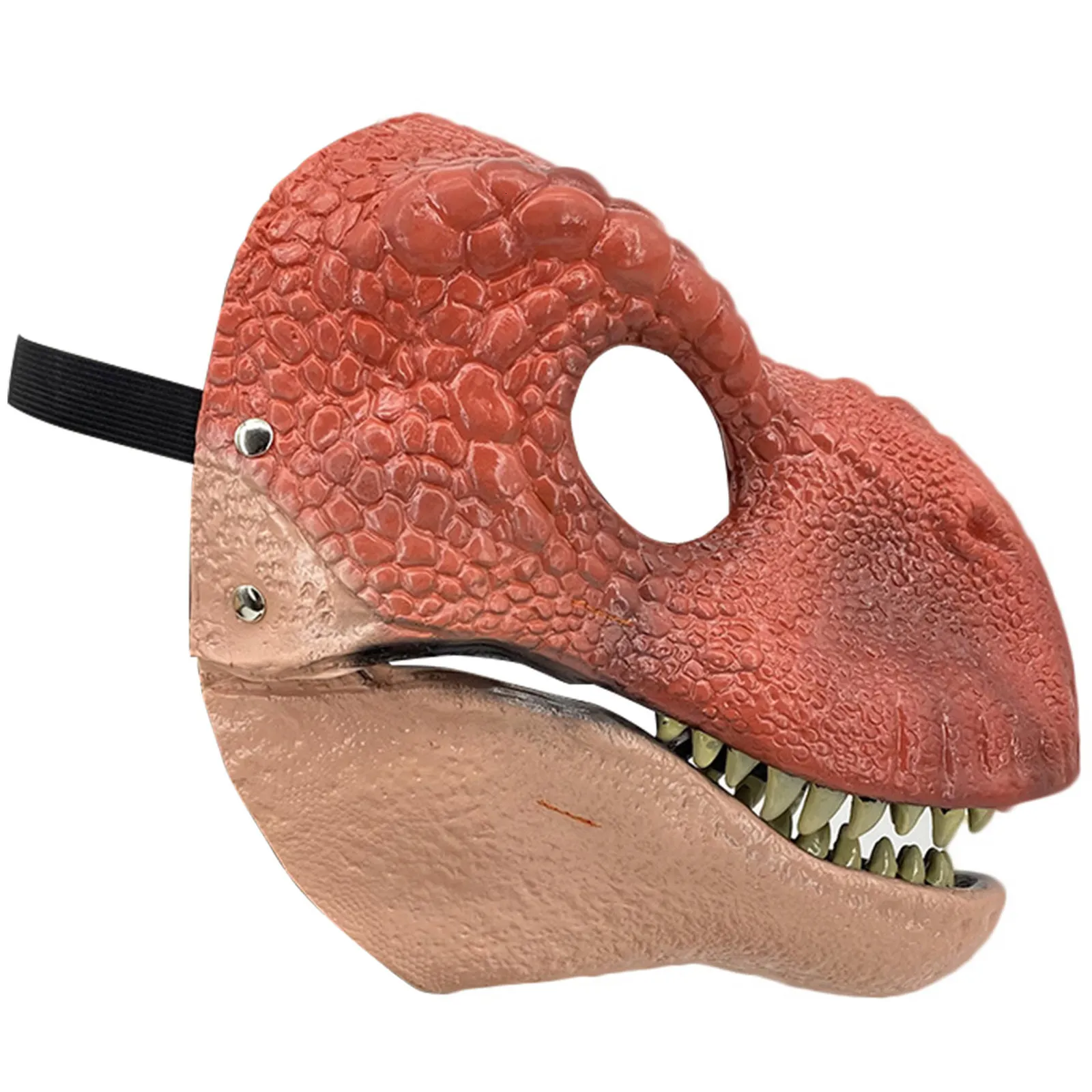 BHGT 8 Masques Dinosaure + 10 Autocollants Temporaires – Déguisement Costume Fête Jungle Enfant