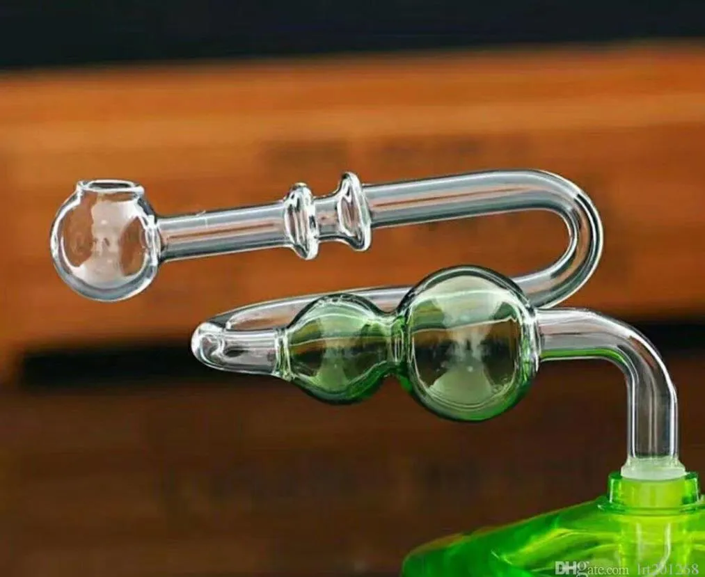 Gourd glass bent pot Wholesale Glass bongs Oil Burner Glass Water Pipes Oil Rigs Smoking Rigs