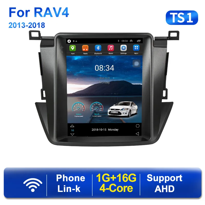 Android 11 Player Per Tesla Style Car dvd Radio Video Per Toyota RAV4 XA40 5 XA50 2012-2018 Multimedia GPS Carplay Stereo BT