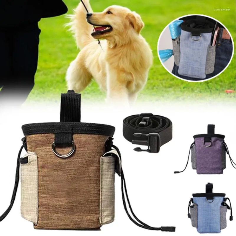 犬のカーシートカバー多機能ペットトレーニングフードバッグ屋外服従ベイトスナックポータブルゴミ用品