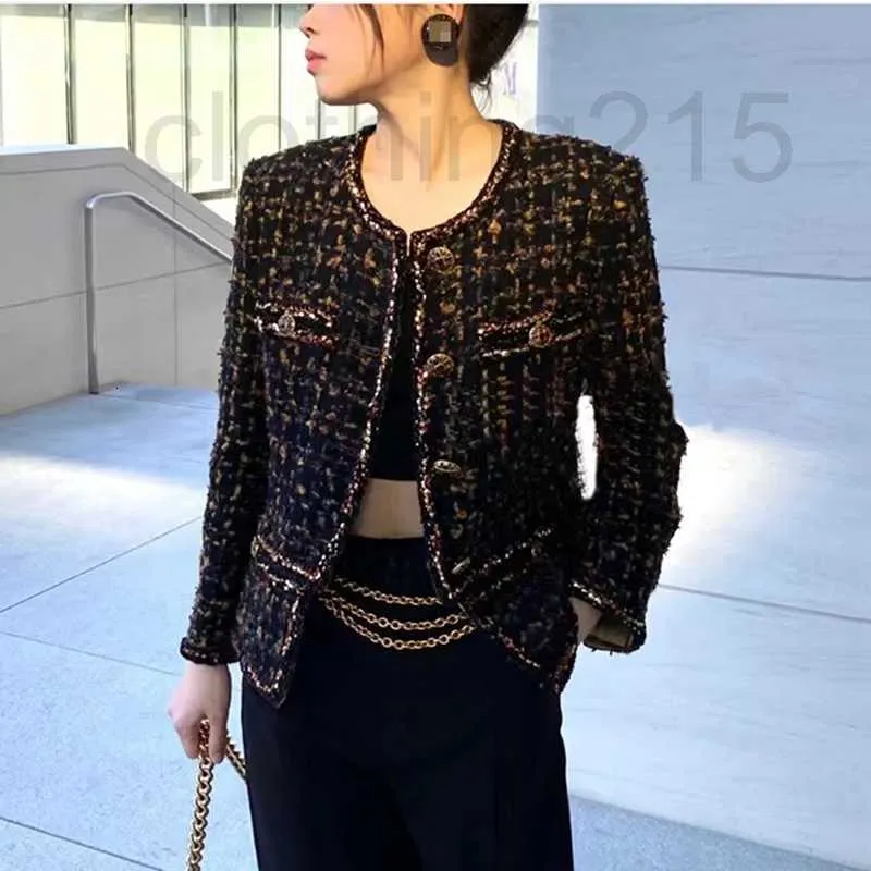 Women's Jackets Designer Chan home western suit jacket New Autumn Winter Coat High-grade Tweed Casual Spring Elegant Birthday Gift Valentine's Day F3GH