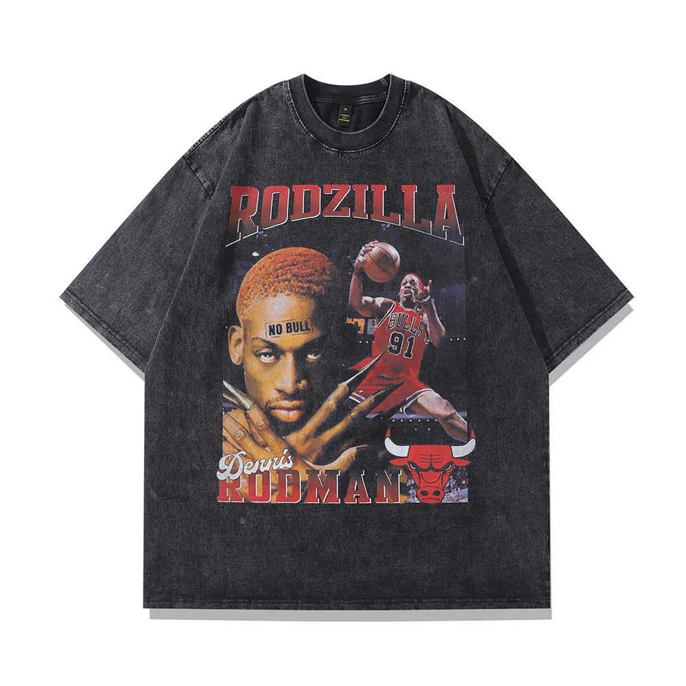 Rodman Jerseyden Esinlenen Tişört: Erkek Vintage Yi TL1,132.12