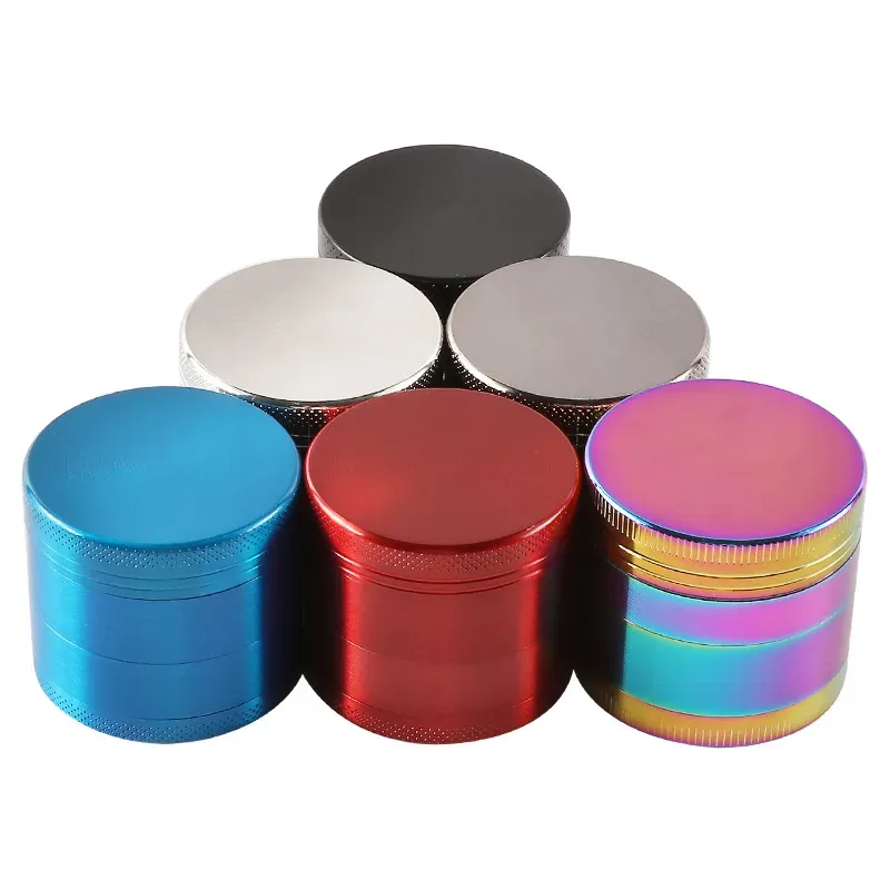 Manual Herb Tobacco Grinders Smoking Metal Hand Mechanical Grinders Cutting Leaves Device Mill Saver 40mm to 63mm