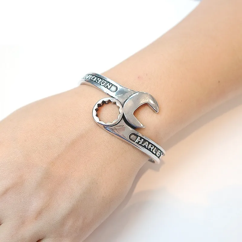 Spanner shaped bracelet clearance