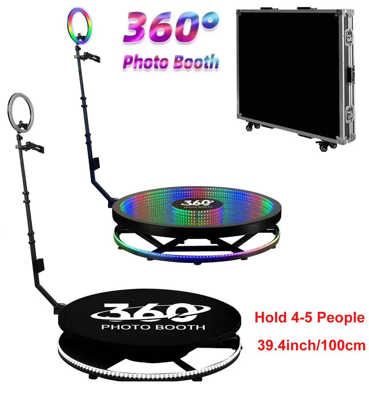 360 Video and Photo Booth Spinning Display Platform - 27 (68cm) Inches