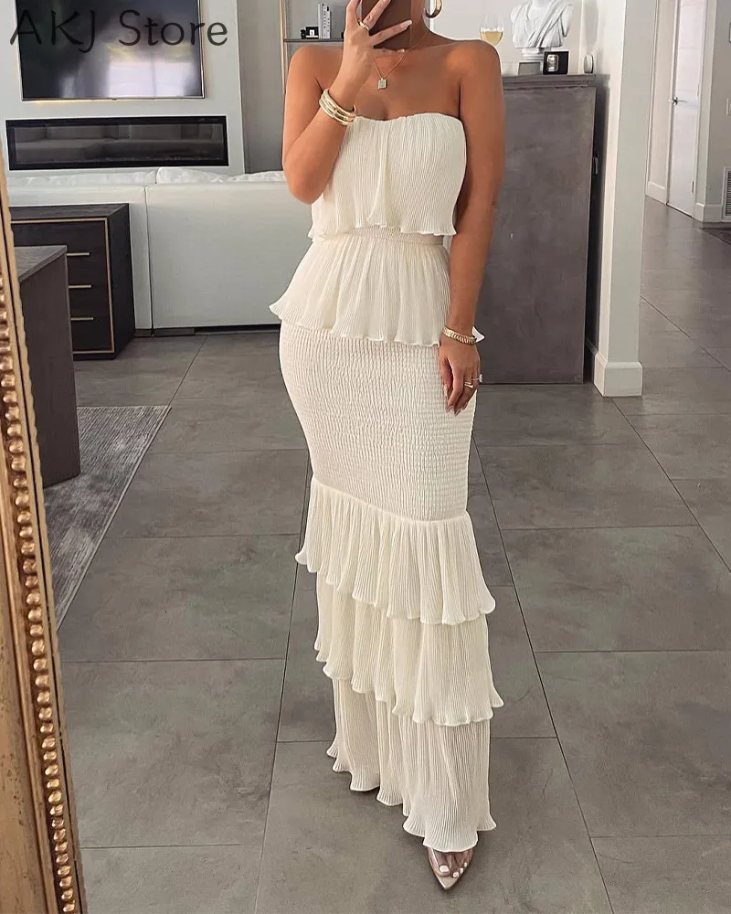 BLAZOR Summer Spaghetti Strap Dress for Women Cute V Neck