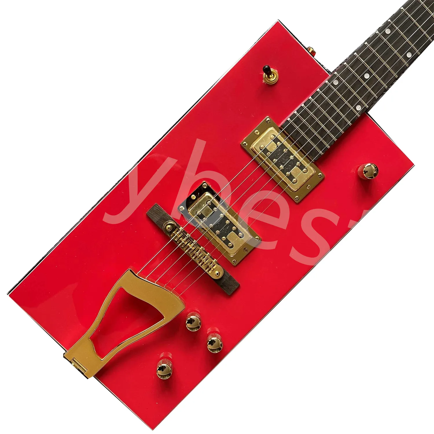 Lvybest Rote, speziell geformte, einzigartige E-Gitarre 2023, neue Pop-High-End-Custom-Mode