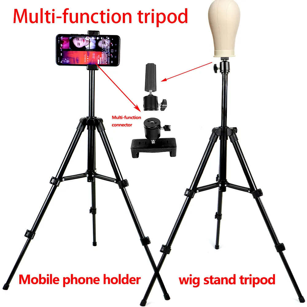 Wig Stand Adjustable Mannequin Head Stand Tripod With Canvas Block Head For  Making Wigs Display Styling Manikin Head Training Holder Tools 230216 From  Ruiqi06, $36.38