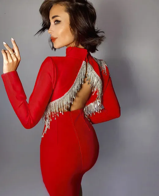 red dresses long back ZITA DRESS main image 0
