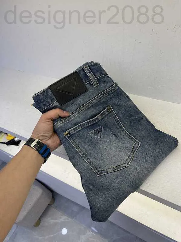 Herrenjeans Designer 2023 neue Herren Stretchjeans Luxusmarke Designerqualität lässig bequeme Denimhosen 5PHA