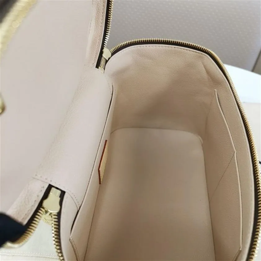 كلاسيكي أحادي الجلود البني مونو سيدة مستحضرات التجميل الإناث NICB غسل سفر الغسيل M42265 HANDBAG257G