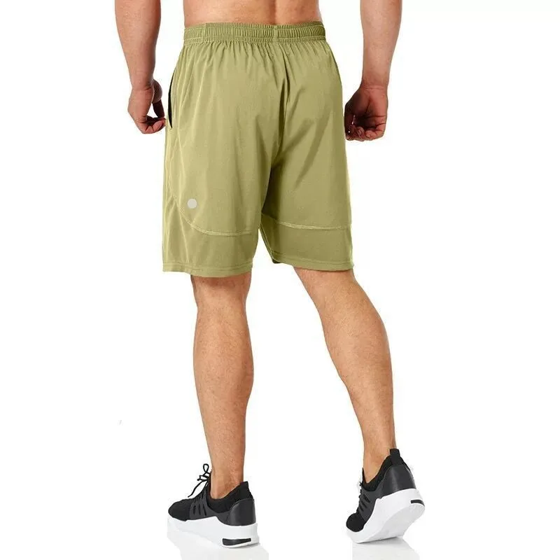 Men Yoga Sports Shorts Outdoor Fitness Quick Dry Shorts Casual Running Gym Jogger Pant Assorted Colors