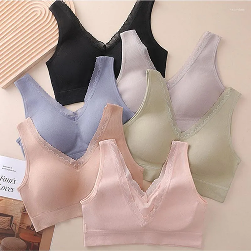 Yoga Roupet Beauty Bralette Mulheres Pequenas peitos Pequenos reunidos Sports Sports Bra Bra Braço embrulhado na colheita à prova de choque Push up Bras