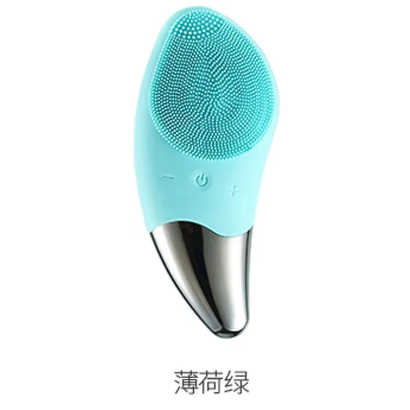 Outil de soin de la peau Brosse en silicone pour le nettoyage du visage électrique Sonic pour nettoyer et exfolier le nettoyant cible brosses clarisonic USB rechargeable reddit