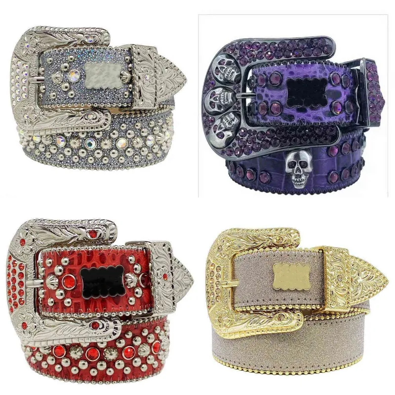 Ceinture en cuir designer Bb Ceintures femmes strass accessoires de luxe à la mode large doux cintura femme brillant 2023 bule noir plus la taille boucles hommes ceintures de créateurs