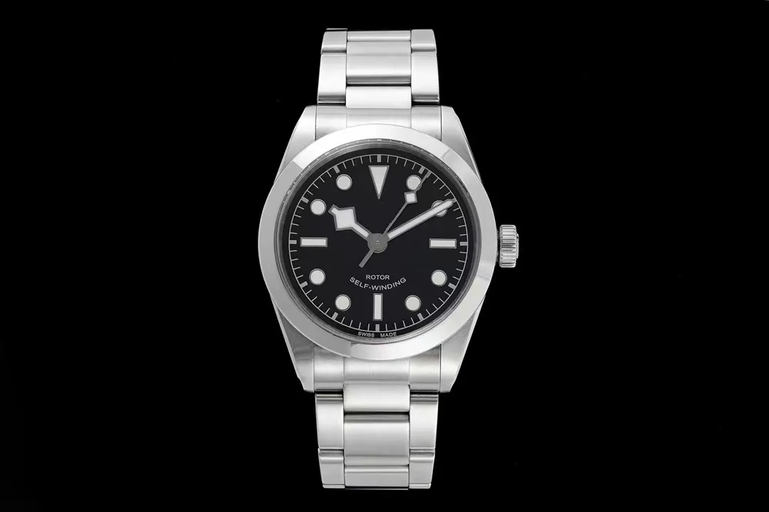 KRF 36 mm męskie zegarki Watch Watche Całkowicie automatyczne ruchy mechaniczne wodoodporne świetliste szafirowe lustro C2