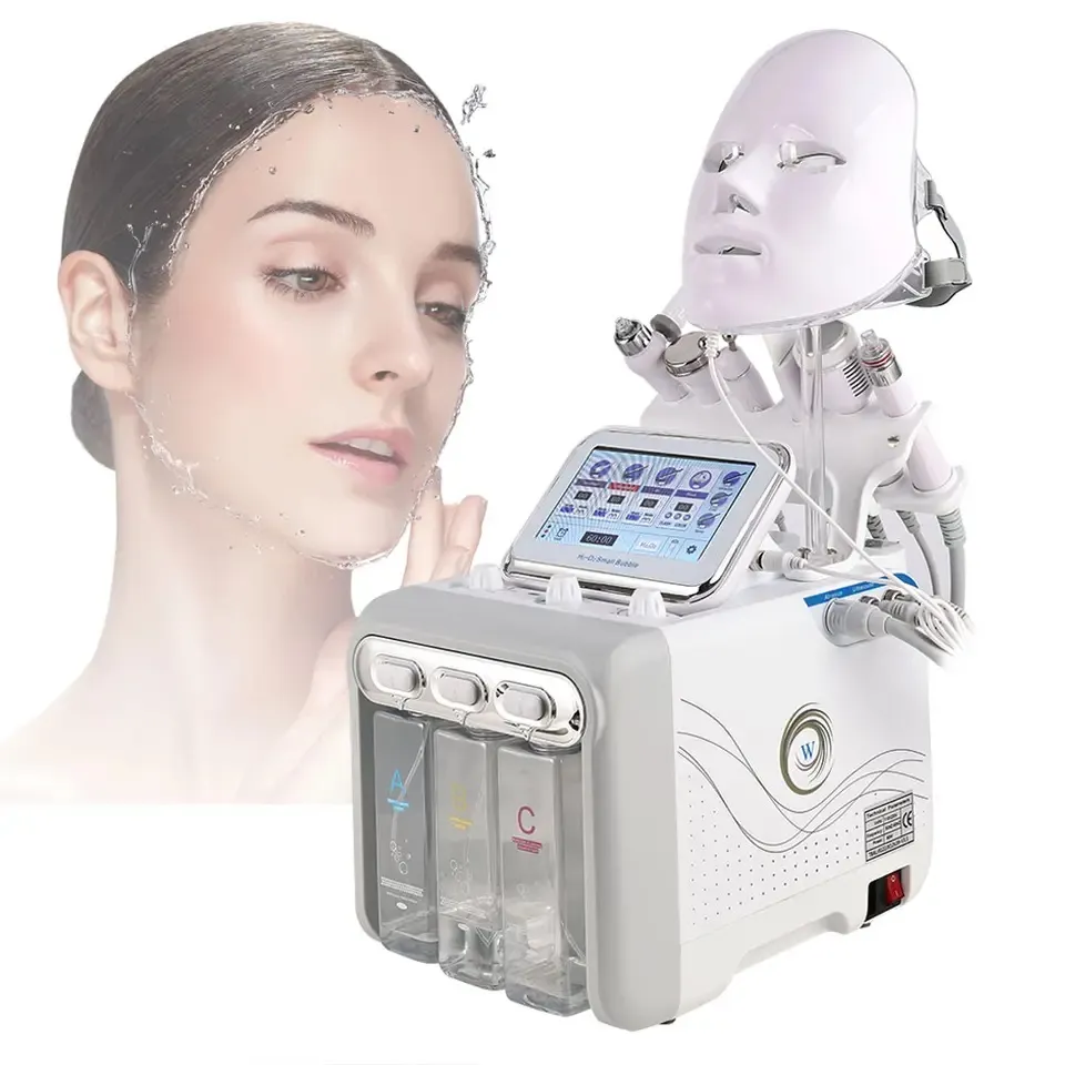 Europe Stock Portable Aqua Peel Microdermabrasion Hydra Machine H2O2 Hydro 7 I 1 Hydrodermabrasion Beauty Equipment