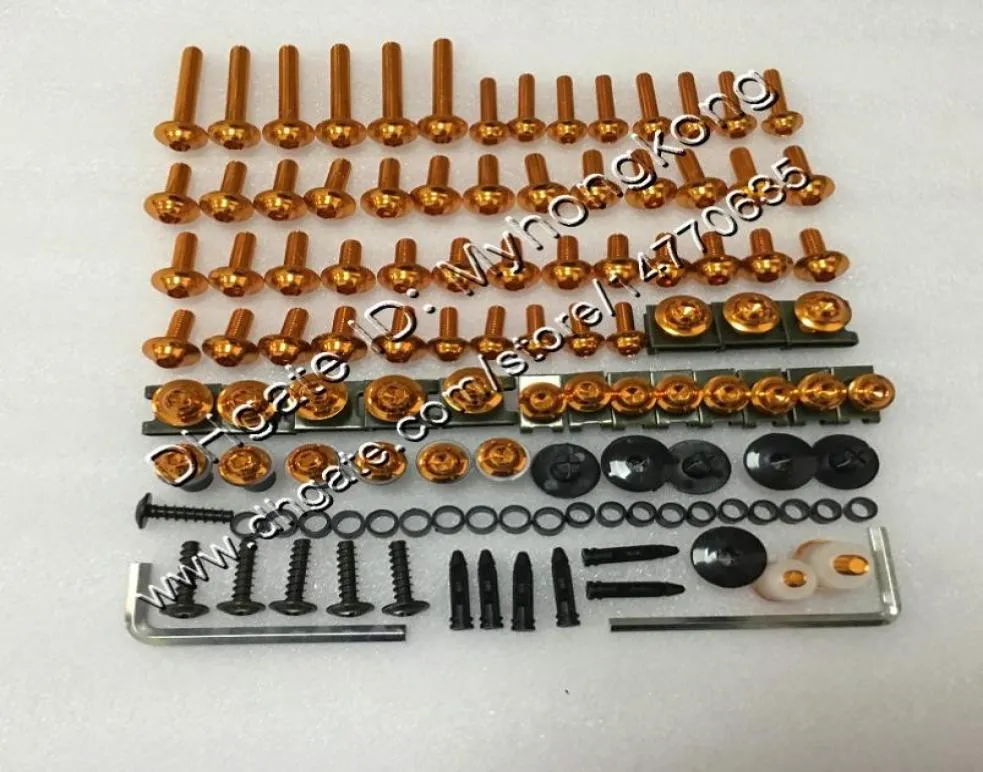 Fairing bolts full screw kit For KAWASAKI ZX2R ZXR250 1993 1994 1995 ZX 2R ZXR250 1996 1997 97 Body Nuts screws nut bolt kit 25Co4965435