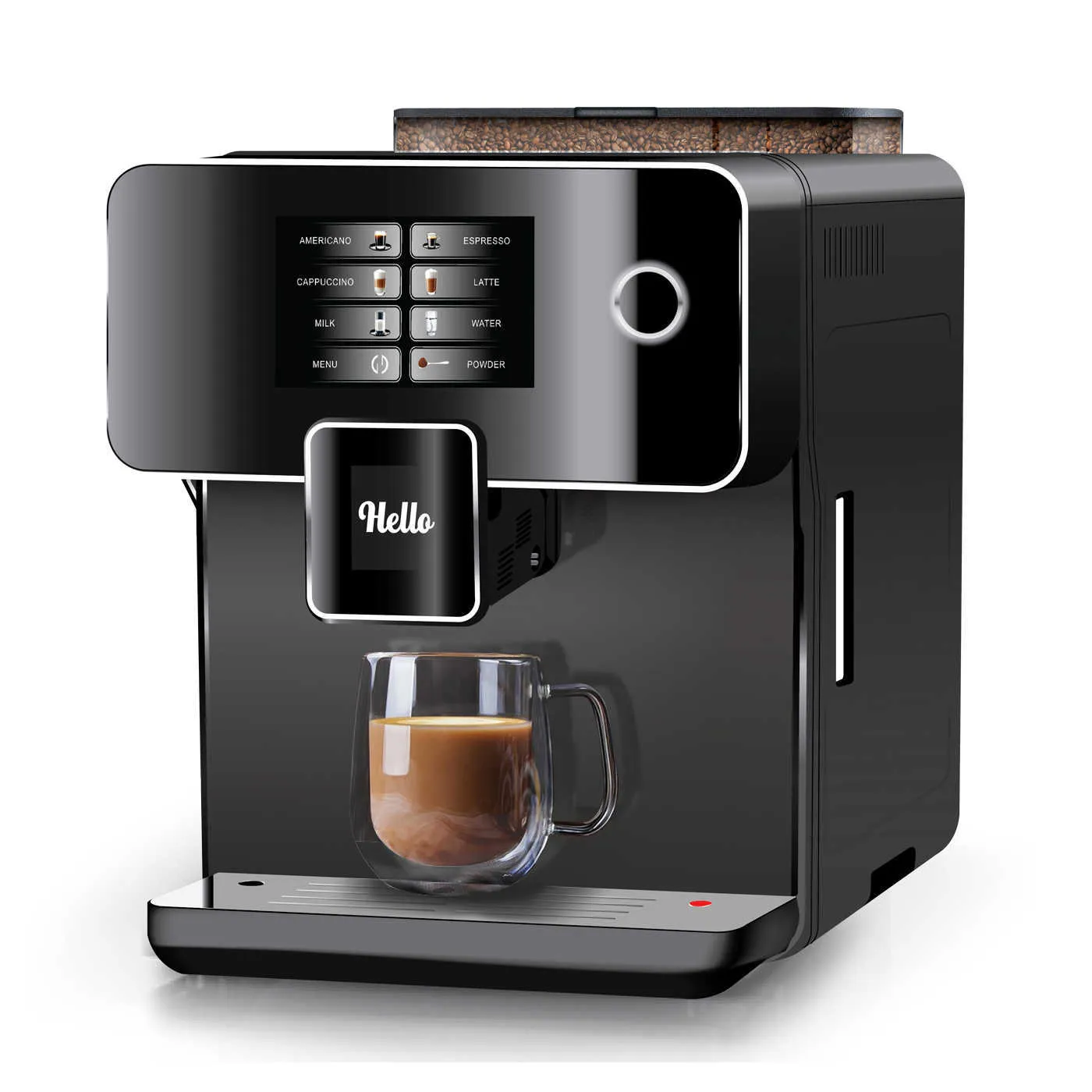 Professional A10 Italian Automatic Espresso Machine With Grinder 