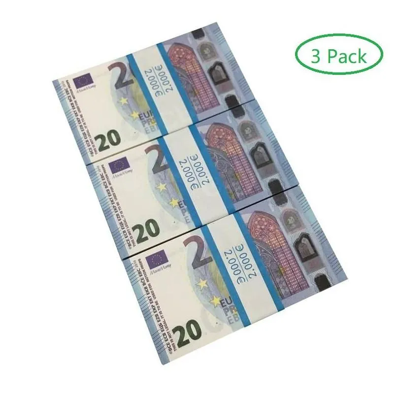 Samochodowe DVR Dolls Prop Money Banknote Banknot Cestive Partia Zabawna Waluta Fałszywe euro dzieci prezent 50 dolarów bilet Faux Billet Dowód T DHBOM78FCIIIH