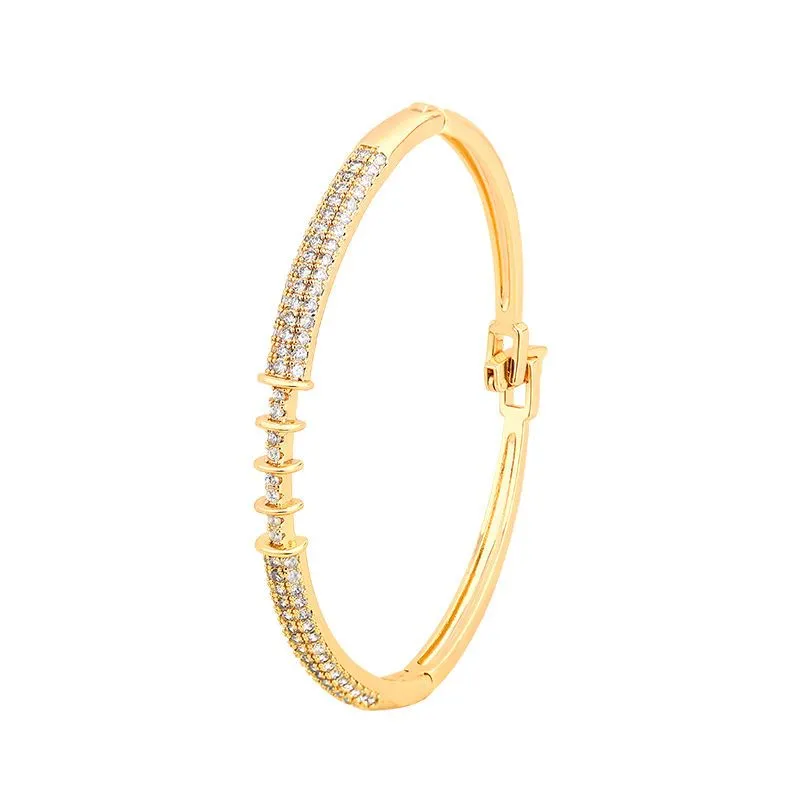 Single Initial Bangle Bracelet - m.florita jewelry at From Nashville With  Love