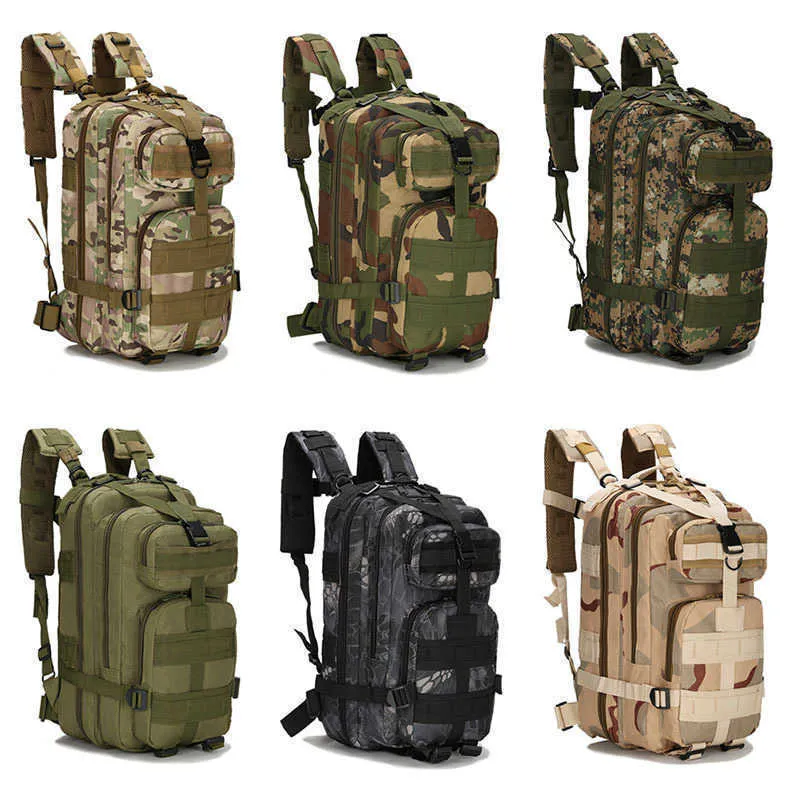 Taktisk ryggsäck Militär ryggsäck Militär ryggsäck Trekking ryggsäck 30L utomhus sport vandring camping jakt ryggsäck 02171