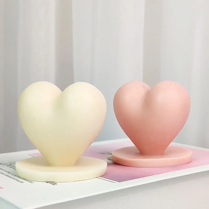 Handmade 3D Heart Silicone Ceramic Candle Holders Mold For Soap Baking,  Wedding Decor, And Souvenirs DIY Plaster With Epoxy Resin Aromath 230217  From Cong09, $9.74
