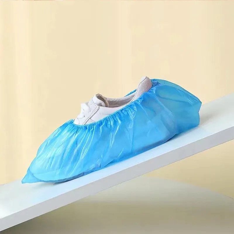 Lot De 20 Surchaussures Jetables Antidérapantes Imperméables, Bleues, Safetyware