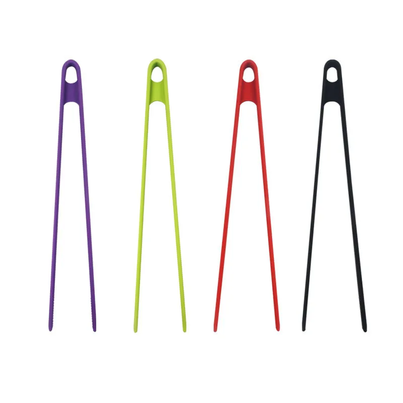 Kitchen Tools Silicone Trivet Tongs for Cooking Kitchen Utensils Anti-slip BBQ Grilling Tongs for Toaster Pan Fried Steak KDJK2302