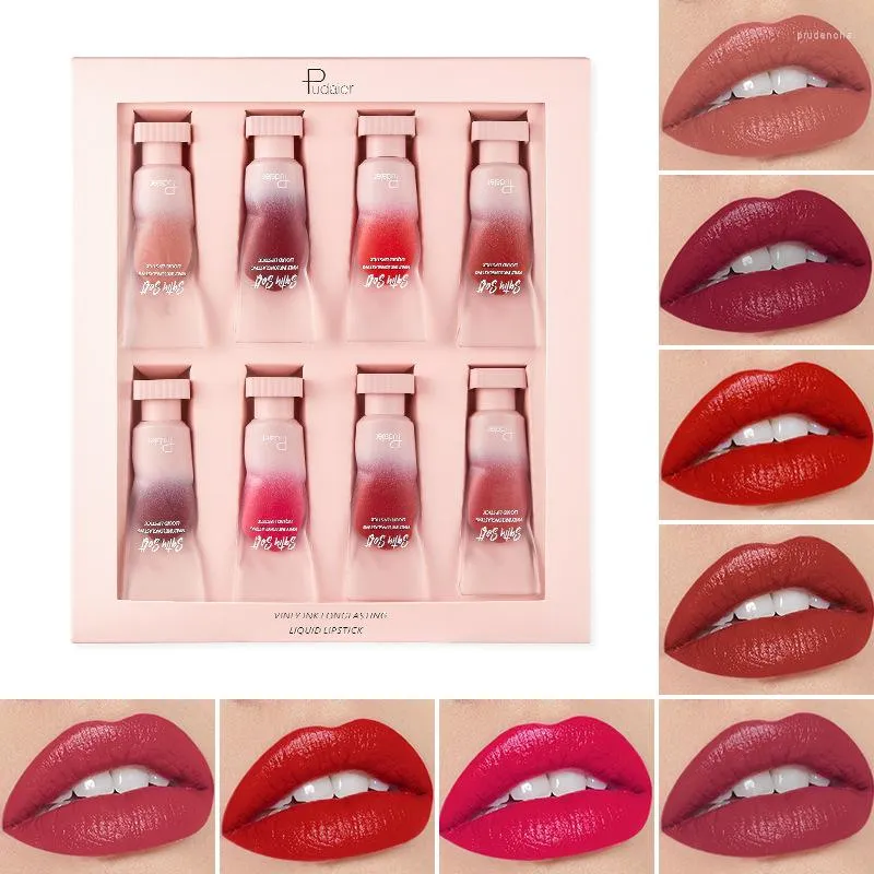 LIG BLISS 8 PCS Clear Climeurizer Tint Pożywkowy zestaw płynny zestaw szminki Hydrating Baza Marka Kawaii Makeup Cosmetics