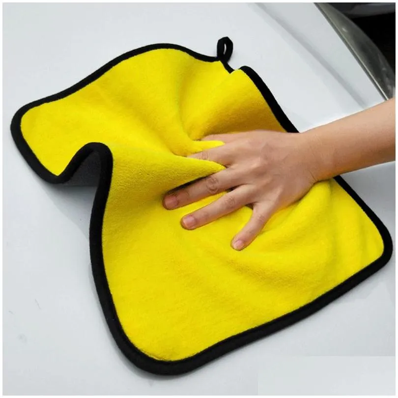 Handdoek 3Pack/5Pack TRA Dikke MicroFiber Handdoeken 30x60 verdikte en absorberende microfibercleaning -doeken met grote slappe prestaties Dhkoo