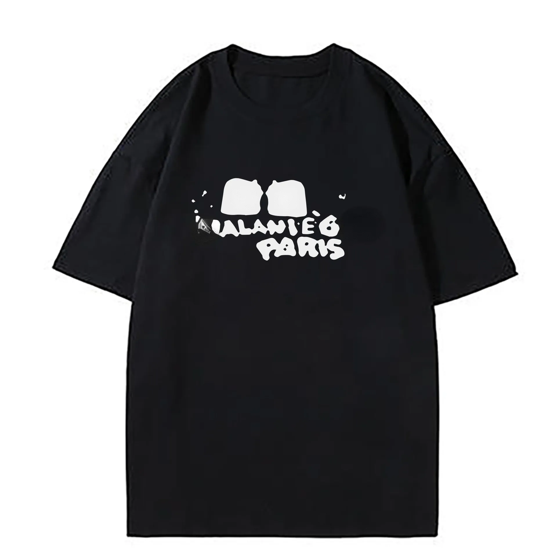 디자이너 T 셔츠 2023 뉴 여름 남성 힙합 탑 캐주얼 반팔 티셔츠 라운드 넥 셔츠 Y2302