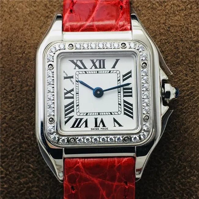 Vs 8848 Zegarek damski 27 mm x 37 mm v2 Ulepszony szwajcarski ruch kwarcowy Sapphire Mirror 316L Fine Steel Case