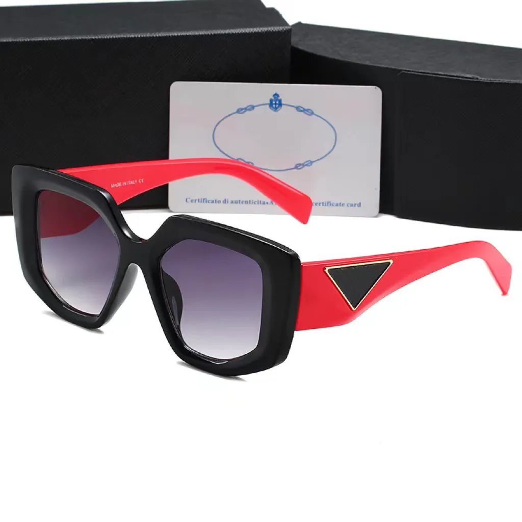 Runda solglasögon designer solglasögon herr fyrkantiga solglasögon solskydd Trendiga Triangel Klassiska Retro glasögon med box designer solglasögon för kvinna