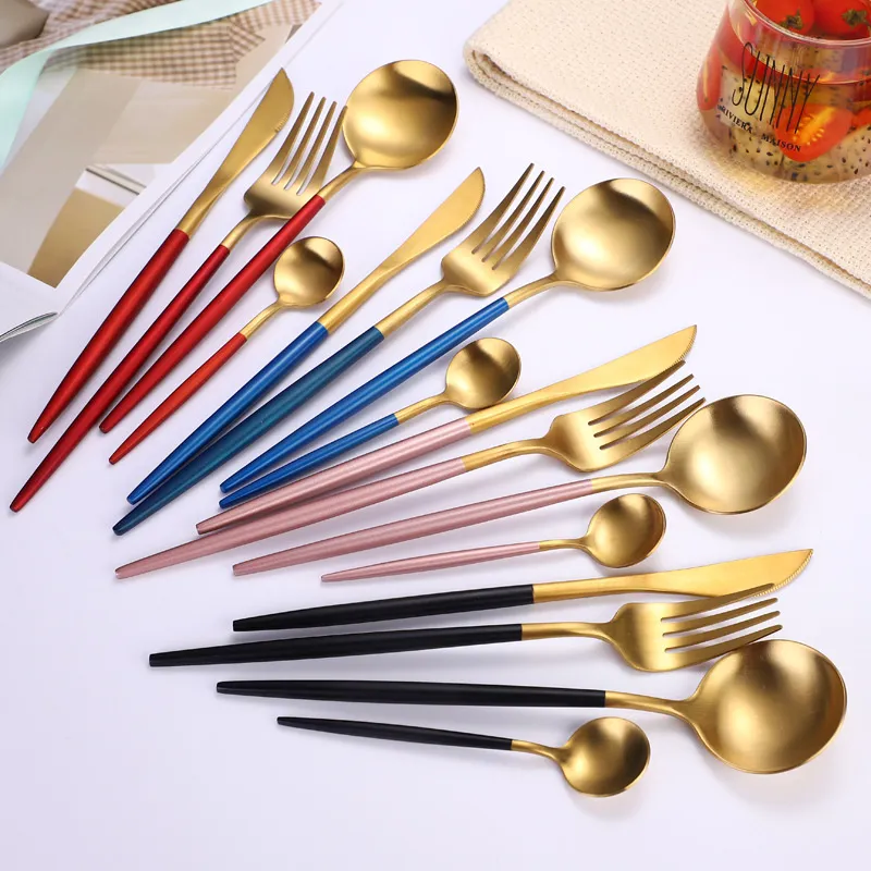 Brand EliteWare Type High Quality Flatware Set Specs Fork Spoon