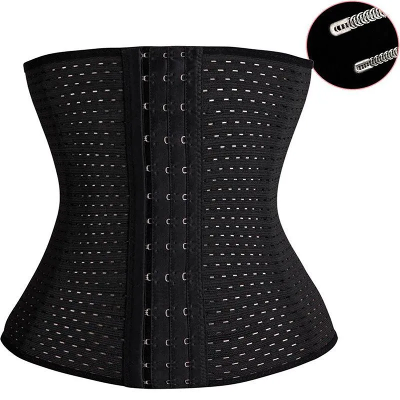 Women's Shapers Waist Trainer Belt Corsets Steel Boned Body Shaper Women Postpartum Band Sexy Bustiers Corsage Modeling Strap Cinta