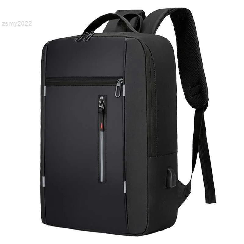 Ryggsäck Stil Vattentät Business Ryggsäck Herr USB Skol Ryggsäckar 15,6 tum Laptop Ryggsäck Stor kapacitet Bagpacks för män Ryggsäck Väskor