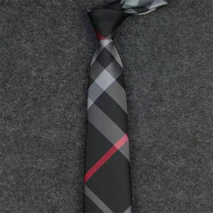 2023 Новые мужчины связывают модную шелковую галстук 100% дизайнерский галстук Жаккард Классический тканый