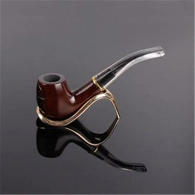 New ebony carved white tail ebony pipe practical smoking accessories