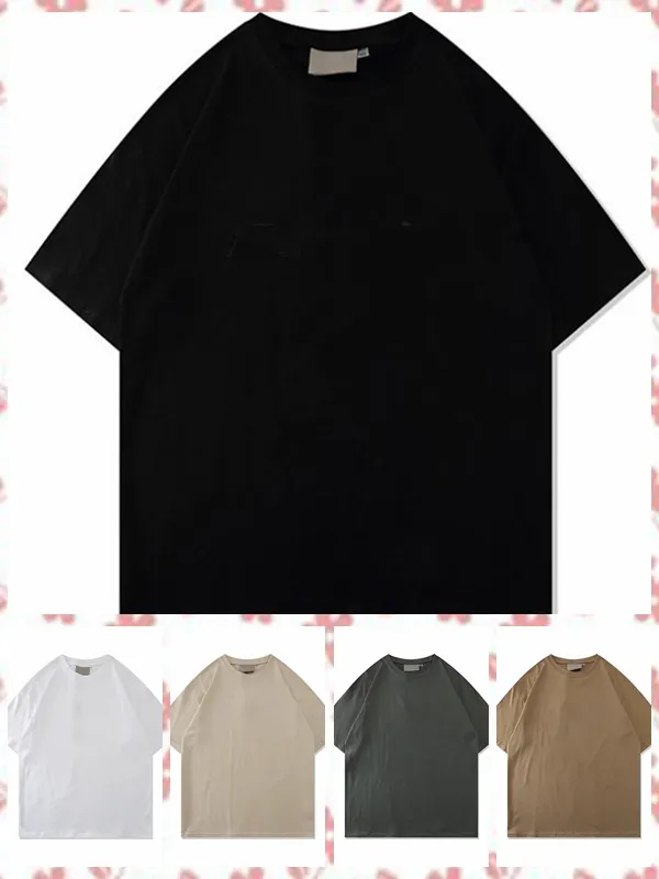 Unisex ms kl￤dvatten s￶ta skjortor t skjortor br￶st bokstav laminerad tryck kort ￤rm h￶g gata l￶s ￶verdimensionerad casual t-shirt 100% ren bomullstoppar f￶r storlek S-xl